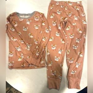 Mini Biden girls Pajamas - pink angel ballerina size 8